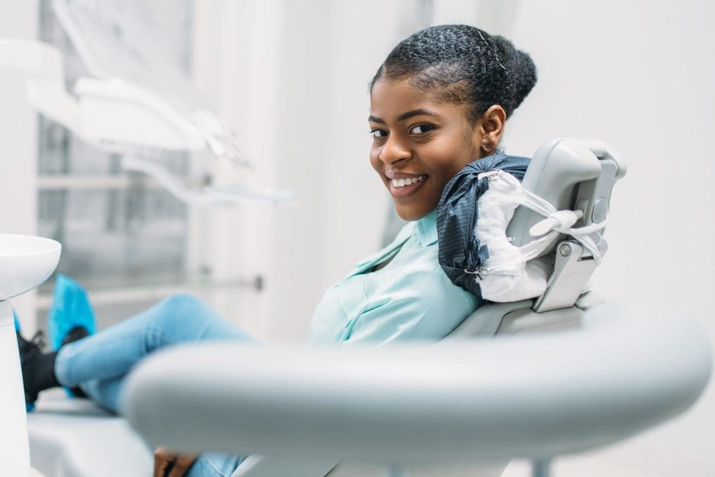 Dental patient from Fair Oaks Dental patient from Fair Oaks waiting to be seen by the doctor